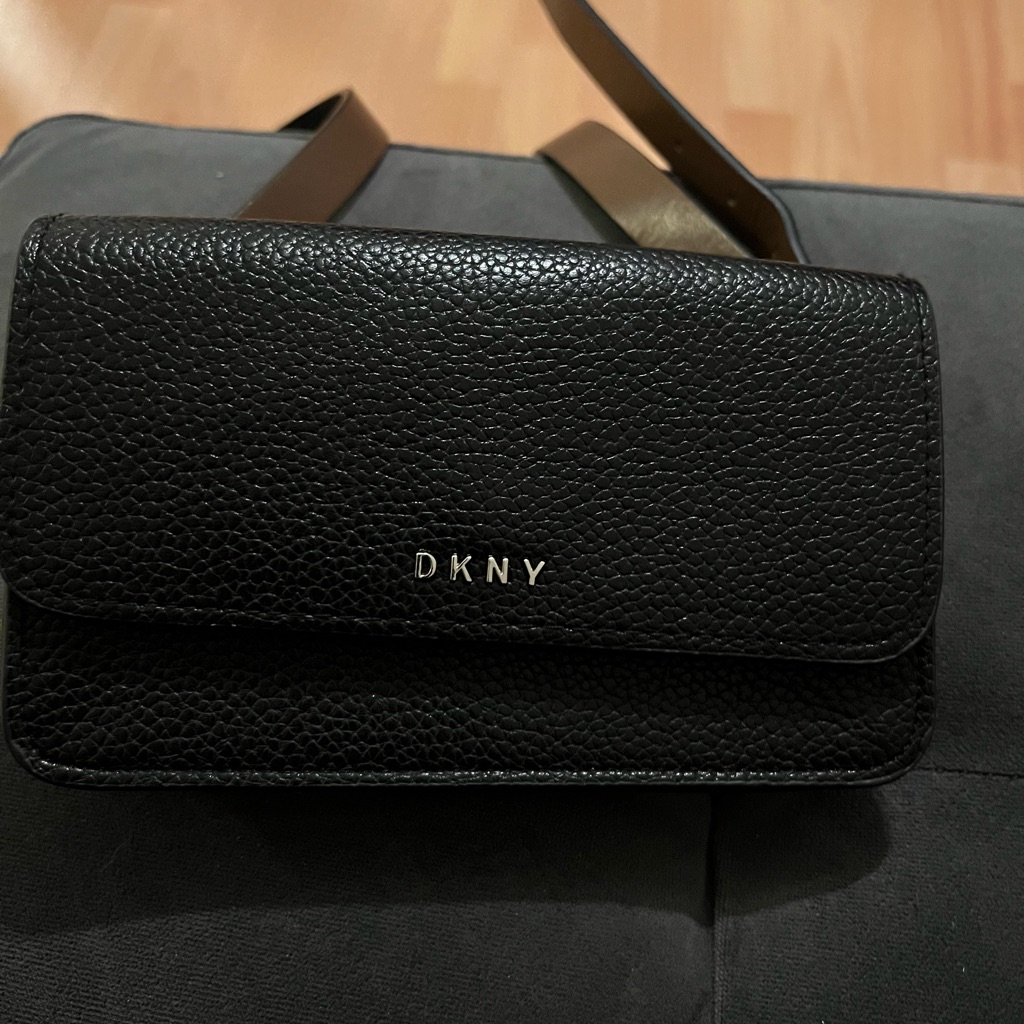 Dkny Belt Bag Perfect Condition Black Leather